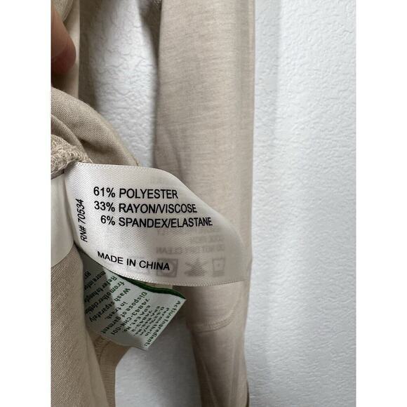 Orvis Insect Shield Baselayer Top Mens Medium Beige Long Sleeves - Picture 6 of 7